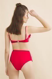 Rosé Ruffle Bikini Set-PRE-ORDER